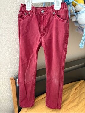 Arizona Kids' Red Slim Jeans
